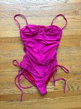 ISA BOULDER - PINK SWIMSUIT - LARGE